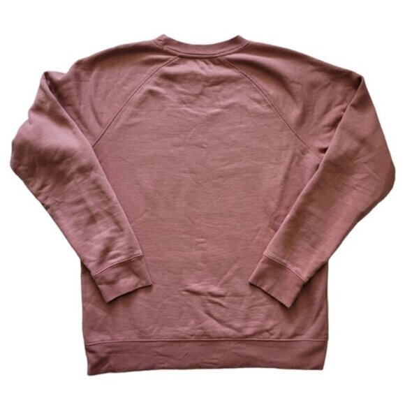 Brunette the Label Classic Crew Neck Rose Sweatshirt Size M/L - Picture 2 of 7